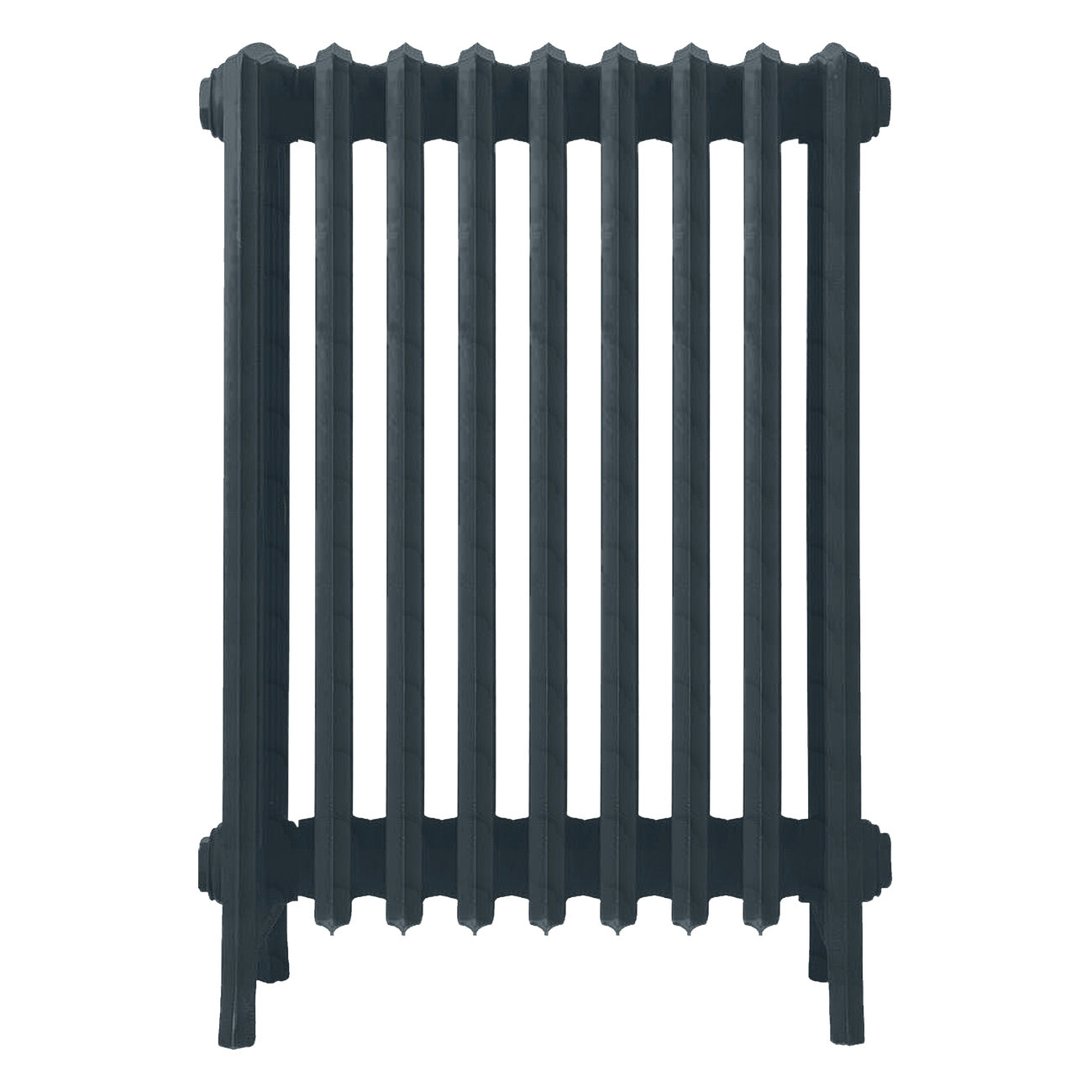 Grace - Midnight Ink Cast Iron Column Radiator H700mm x W575mm 6 Column - Wall Hung