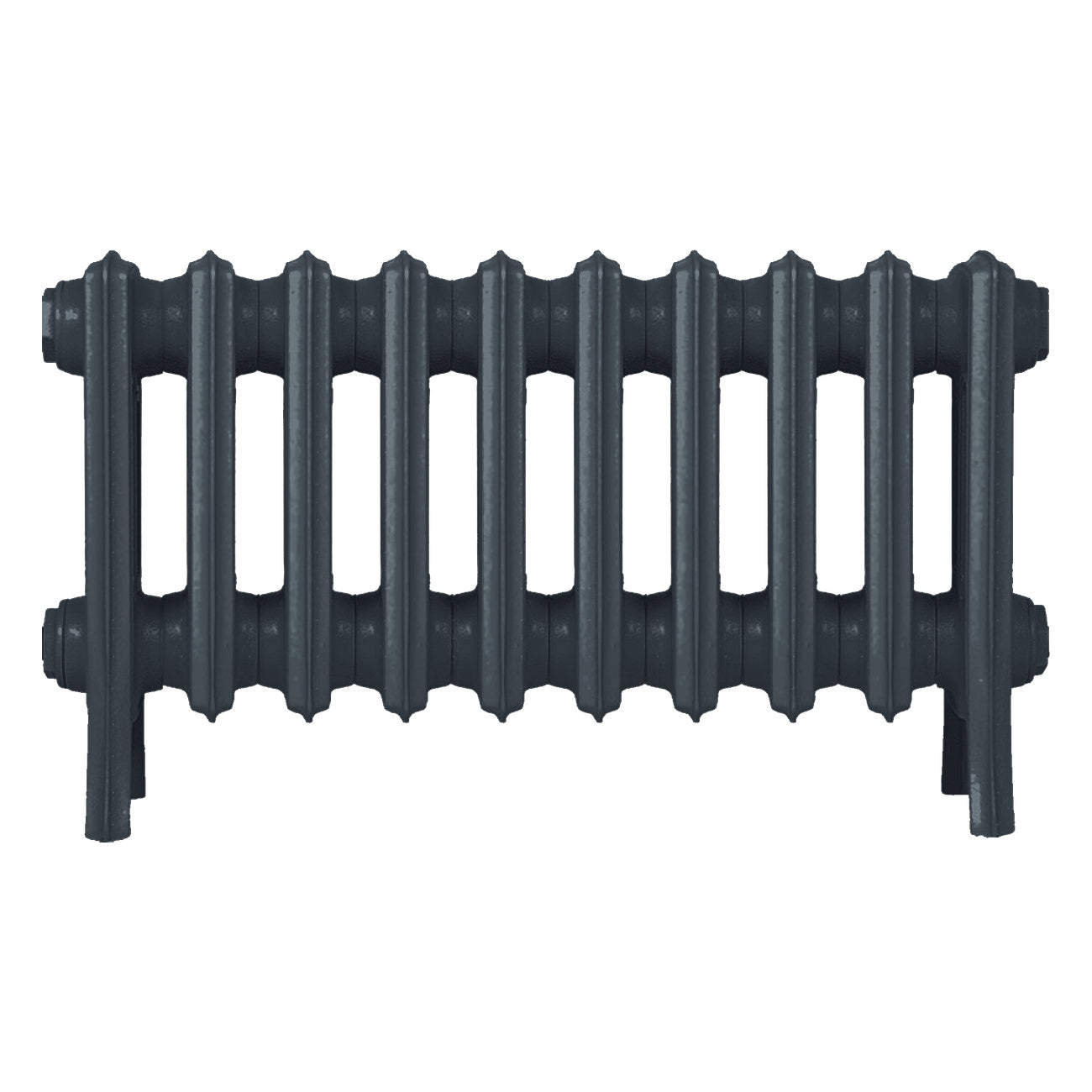 Grace - Pencil Grey Cast Iron Column Radiator H350mm x W635mm 4 Column - Floor Standing