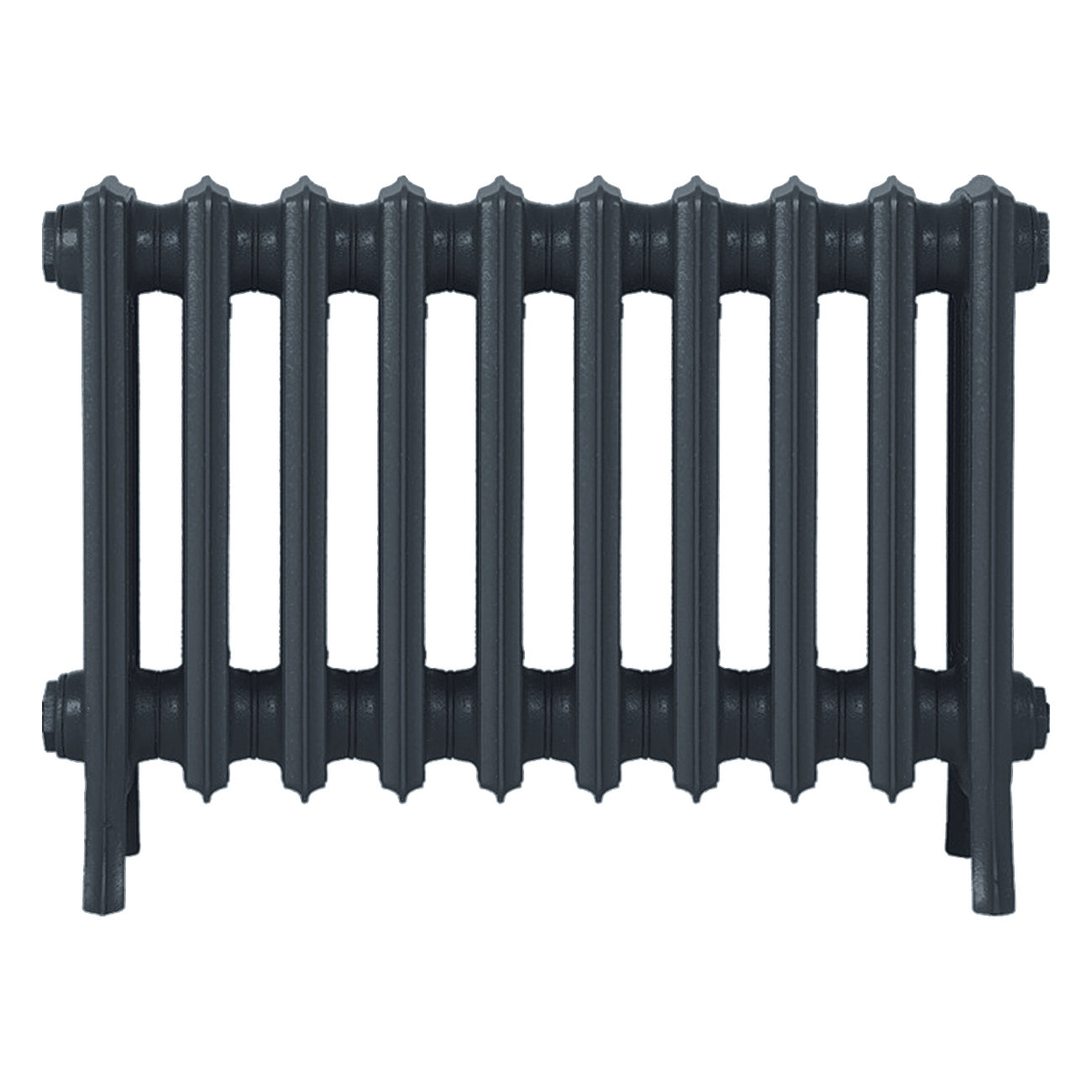 Grace - Pencil Grey Cast Iron Column Radiator H500mm x W635mm 4 Column - Floor Standing