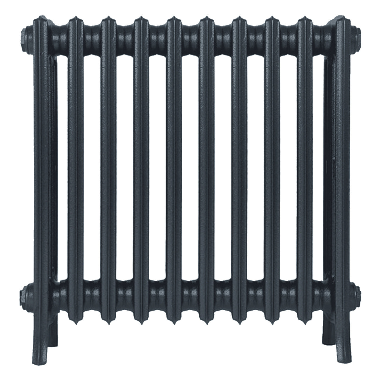 Grace - Pencil Grey Cast Iron Column Radiator H650mm x W635mm 4 Column - Floor Standing