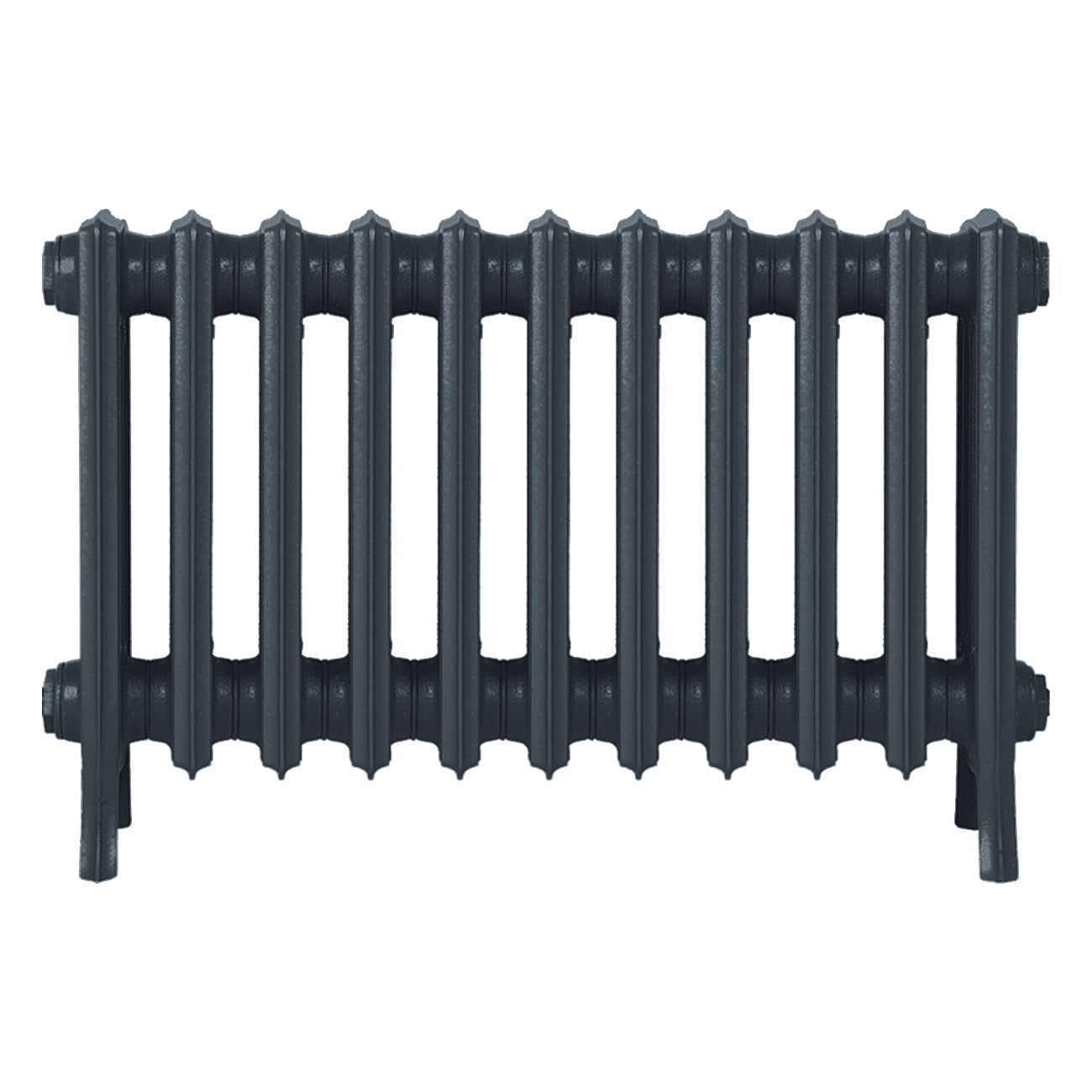 Grace - Pencil Grey Cast Iron Column Radiator H500mm x W696mm 4 Column - Floor Standing