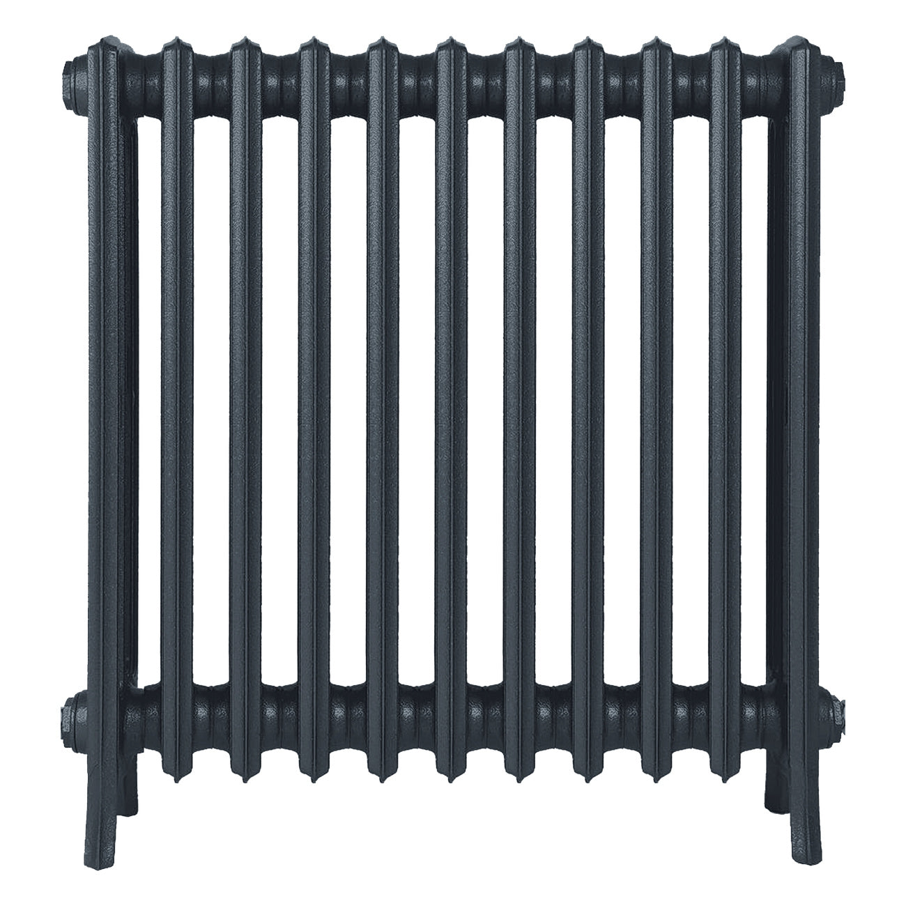Grace - Pencil Grey Cast Iron Column Radiator H750mm x W696mm 4 Column - Floor Standing
