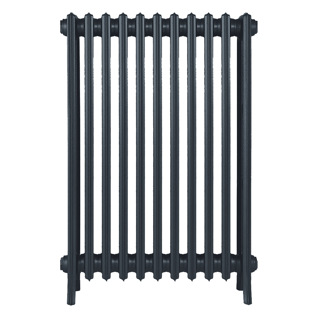 Grace - Pencil Grey Cast Iron Column Radiator H950mm x W696mm 4 Column - Floor Standing