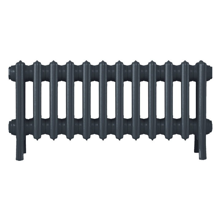 Grace - Pencil Grey Cast Iron Column Radiator H350mm x W756mm 4 Column - Floor Standing