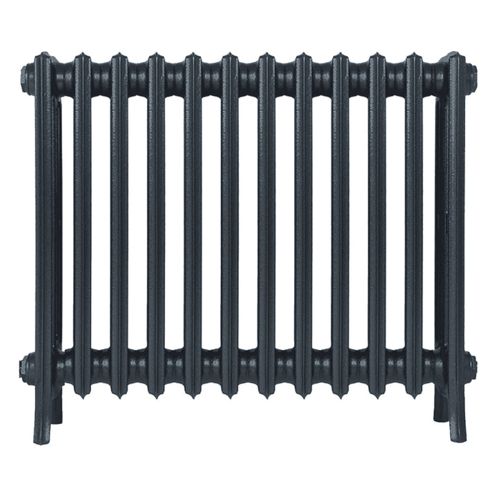 Grace - Pencil Grey Cast Iron Column Radiator H650mm x W756mm 4 Column - Floor Standing