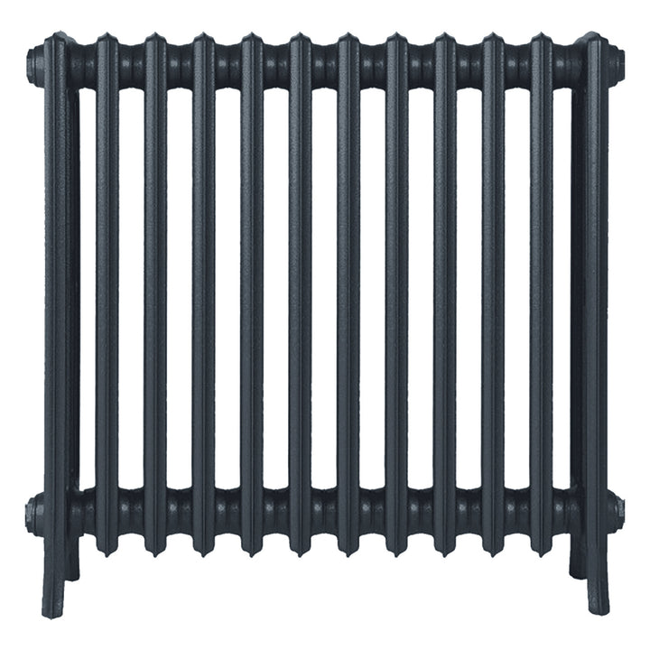 Grace - Pencil Grey Cast Iron Column Radiator H750mm x W756mm 4 Column - Floor Standing
