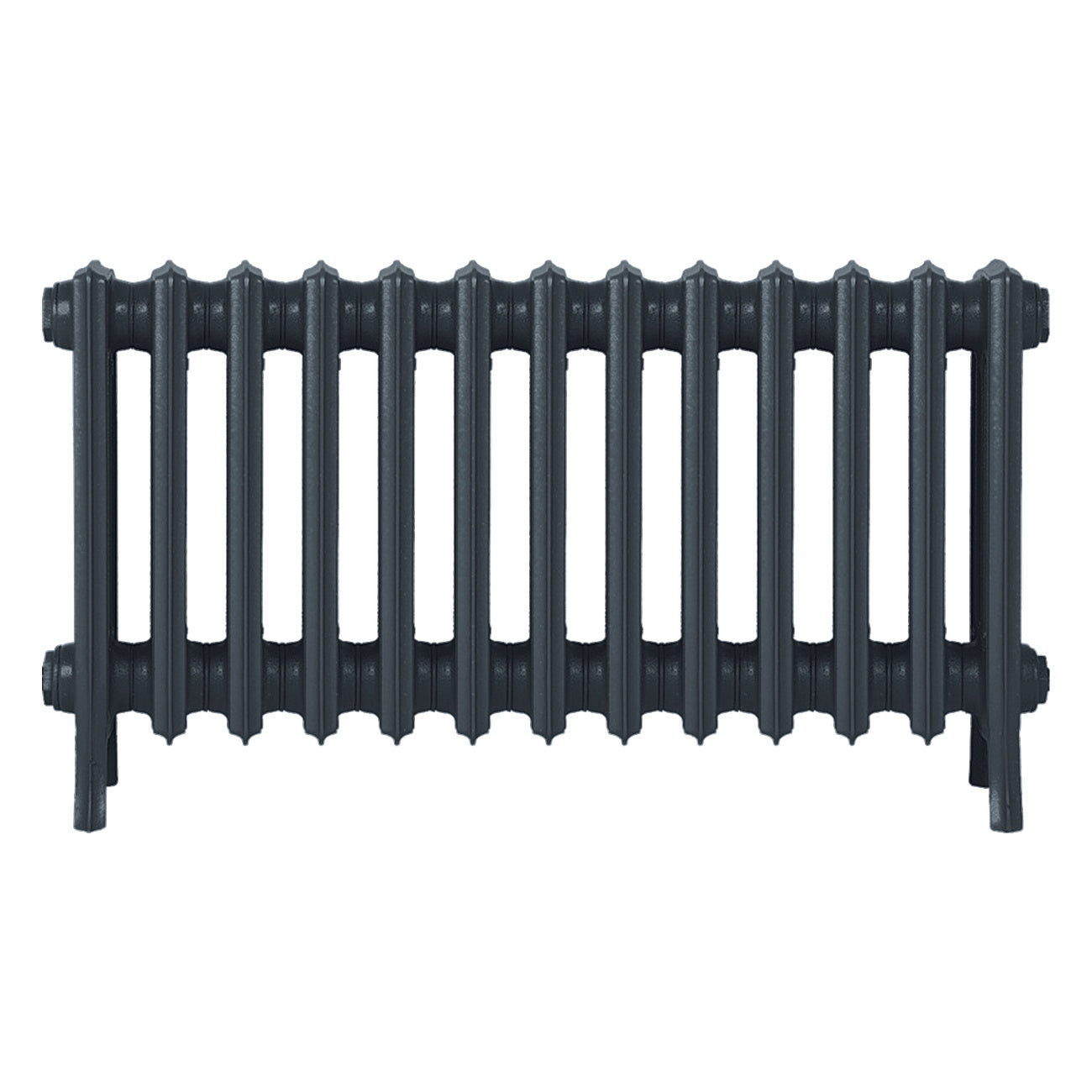 Grace - Pencil Grey Cast Iron Column Radiator H500mm x W817mm 4 Column - Floor Standing