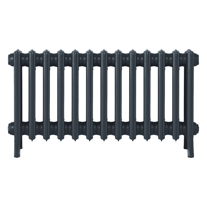 Grace - Pencil Grey Cast Iron Column Radiator H500mm x W817mm 4 Column - Floor Standing