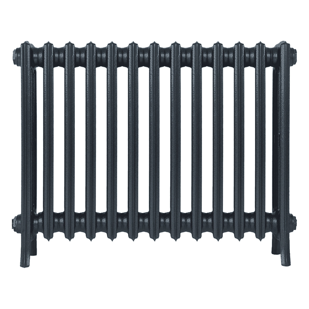 Grace - Pencil Grey Cast Iron Column Radiator H650mm x W817mm 4 Column - Floor Standing