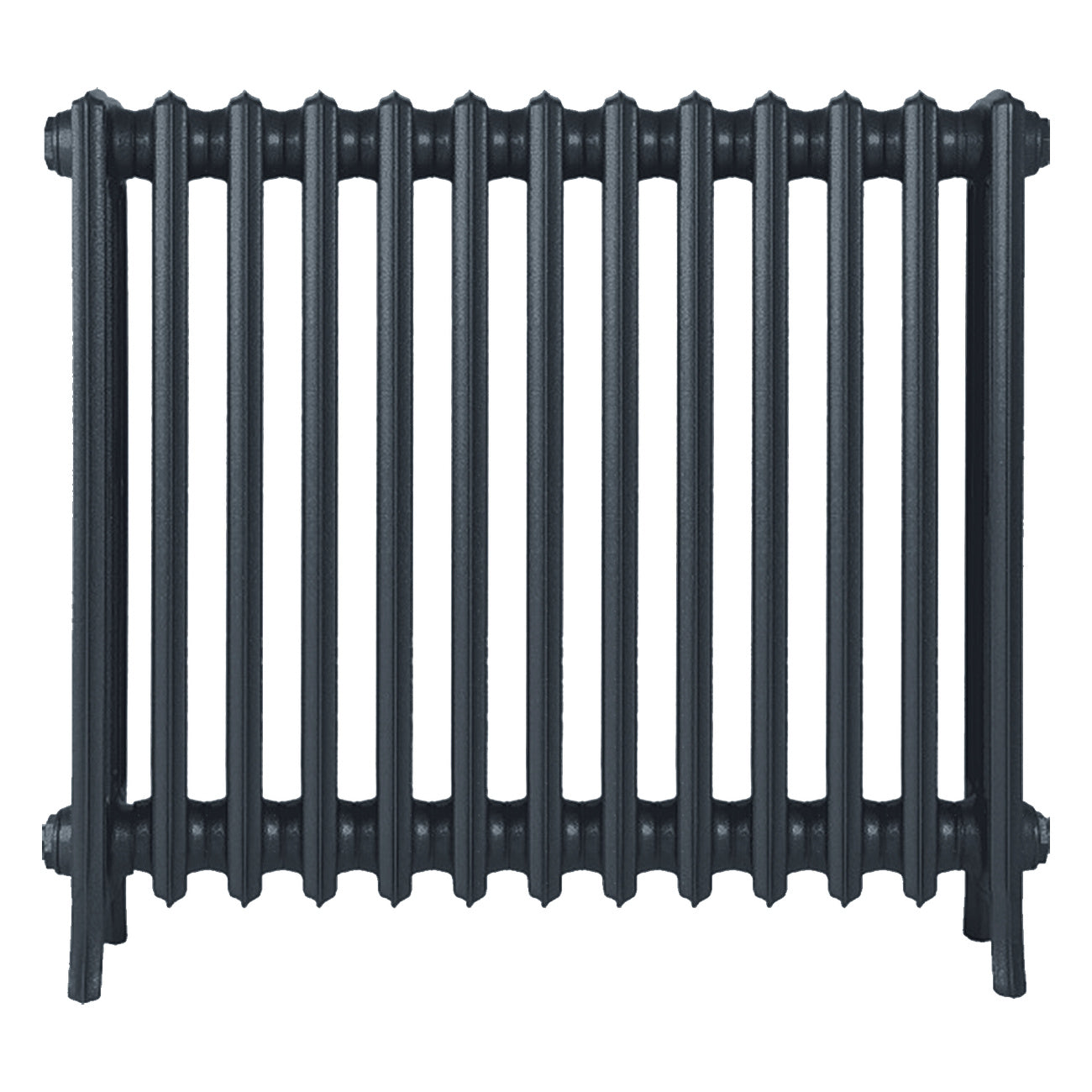 Grace - Pencil Grey Cast Iron Column Radiator H750mm x W817mm 4 Column - Floor Standing