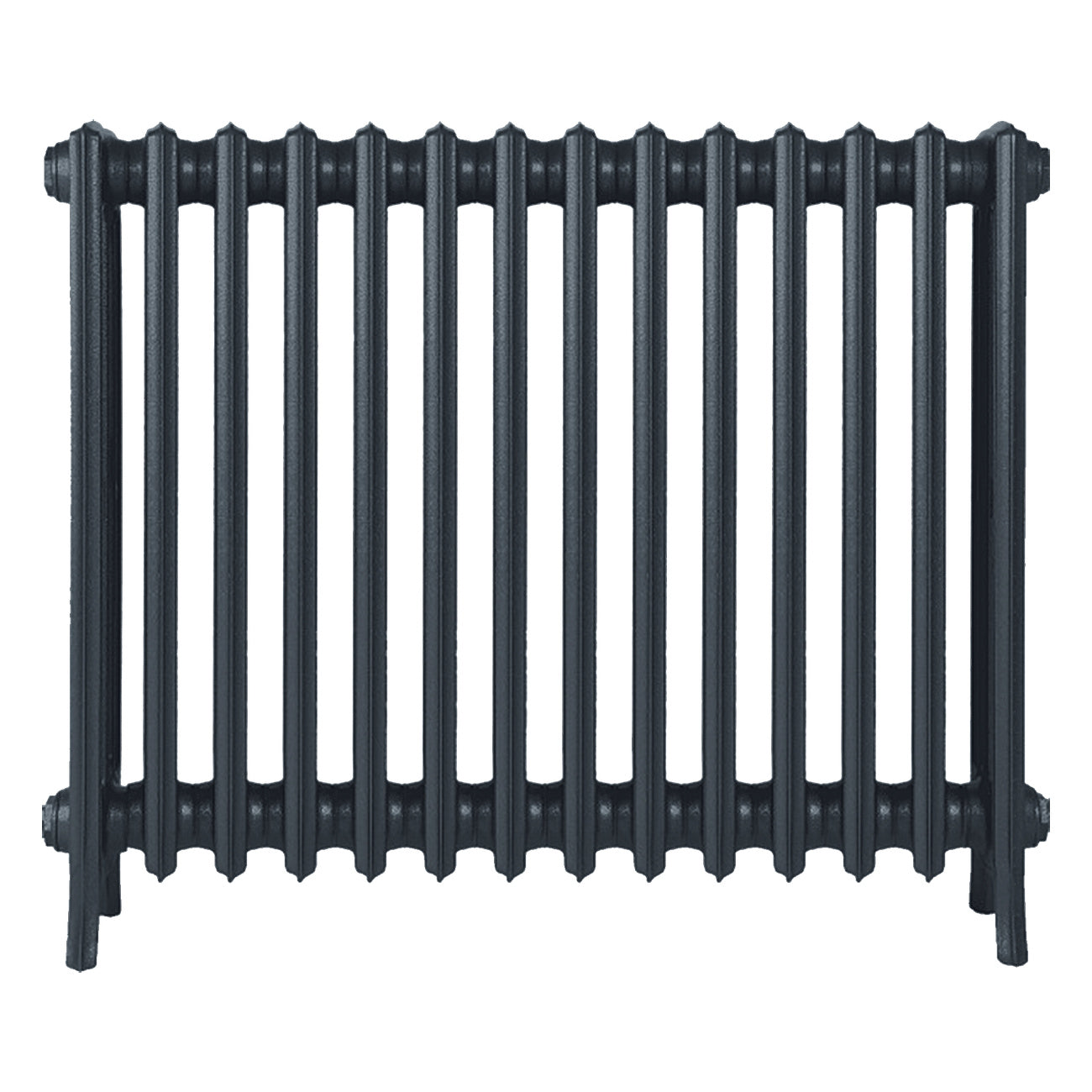 Grace - Pencil Grey Cast Iron Column Radiator H750mm x W877mm 4 Column - Floor Standing
