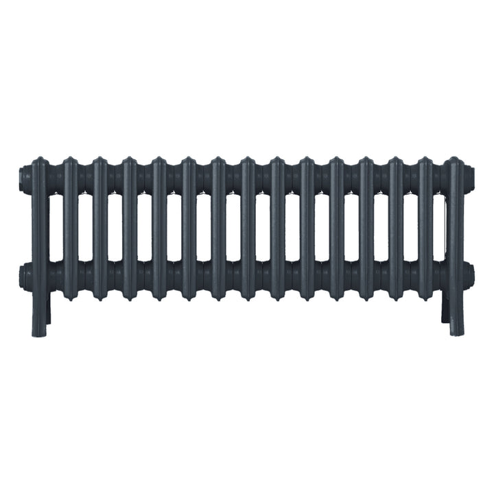 Grace - Pencil Grey Cast Iron Column Radiator H350mm x W938mm 4 Column - Floor Standing
