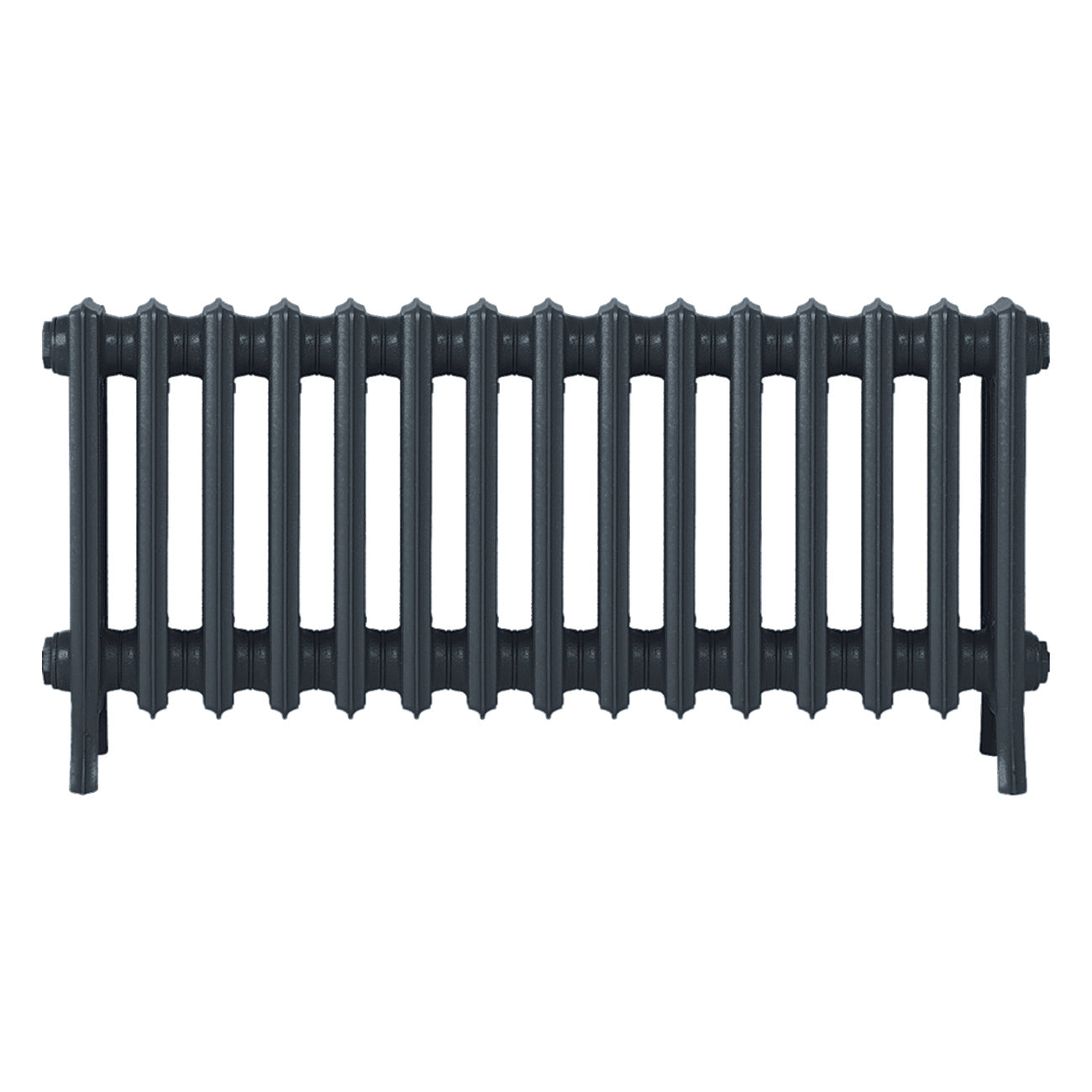 Grace - Pencil Grey Cast Iron Column Radiator H500mm x W938mm 4 Column - Floor Standing