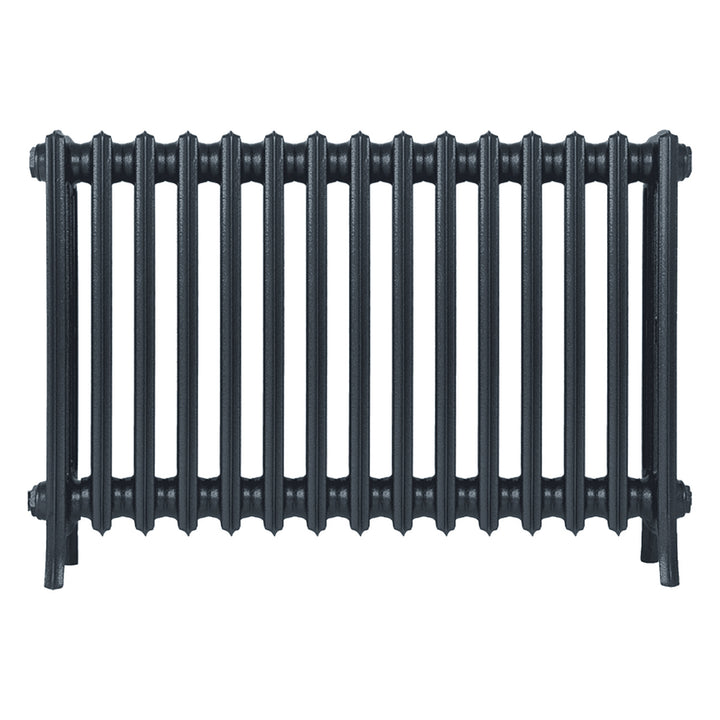 Grace - Pencil Grey Cast Iron Column Radiator H650mm x W938mm 4 Column - Floor Standing