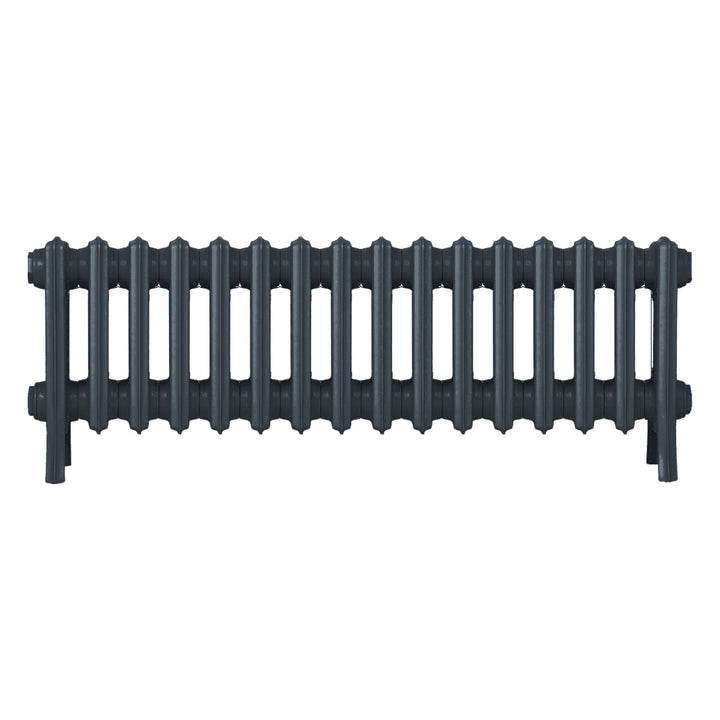 Grace - Pencil Grey Cast Iron Column Radiator H350mm x W998mm 4 Column - Floor Standing