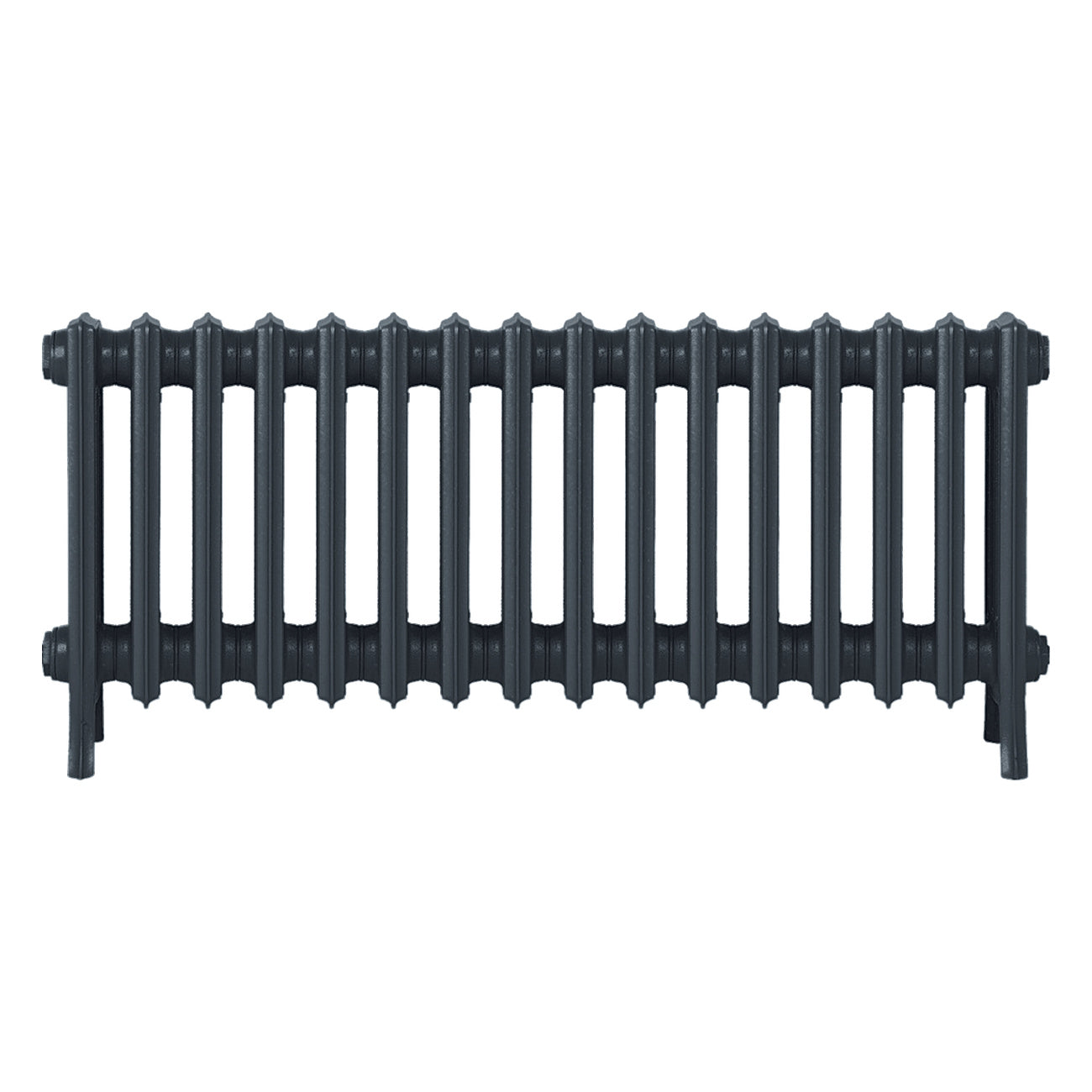 Grace - Pencil Grey Cast Iron Column Radiator H500mm x W998mm 4 Column - Floor Standing