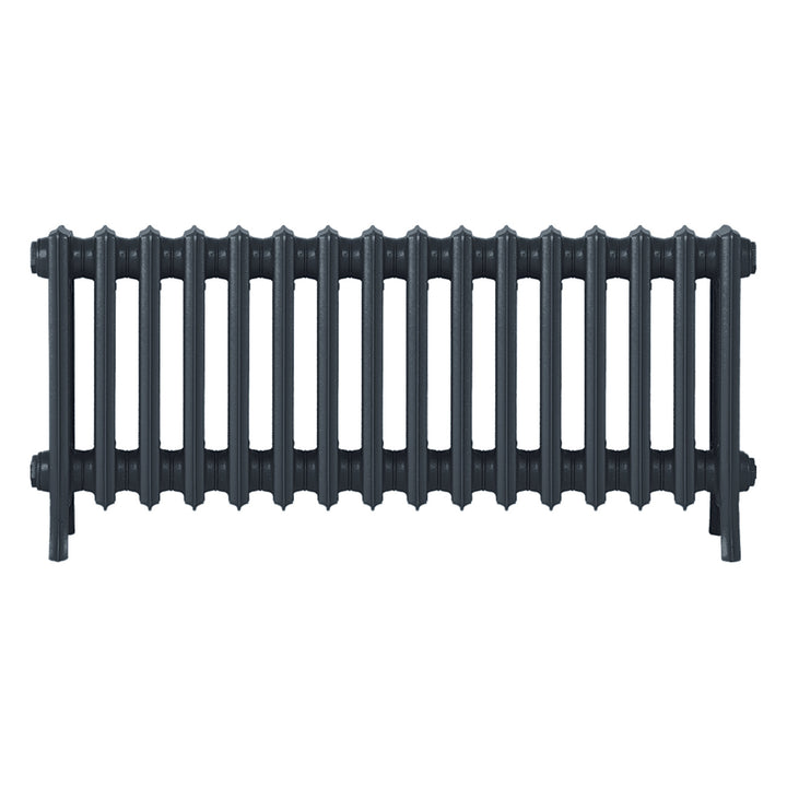 Grace - Pencil Grey Cast Iron Column Radiator H500mm x W998mm 4 Column - Floor Standing