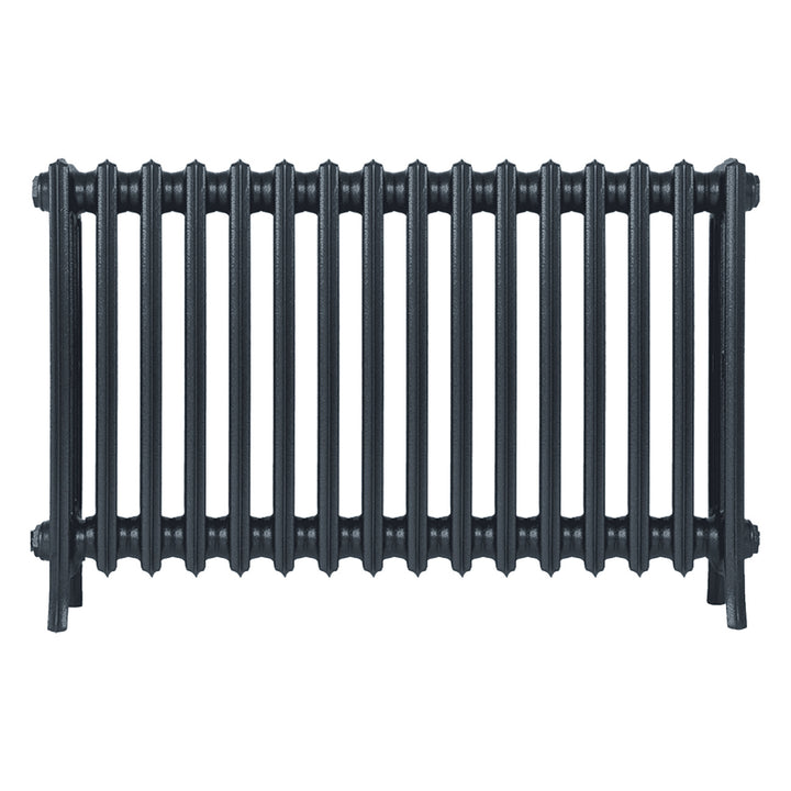 Grace - Pencil Grey Cast Iron Column Radiator H650mm x W998mm 4 Column - Floor Standing