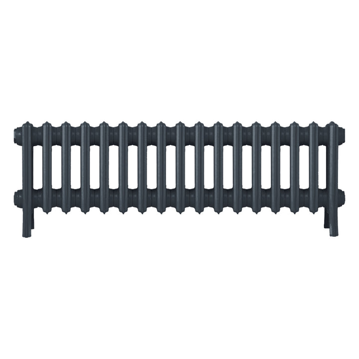 Grace - Pencil Grey Cast Iron Column Radiator H350mm x W1059mm 4 Column - Floor Standing