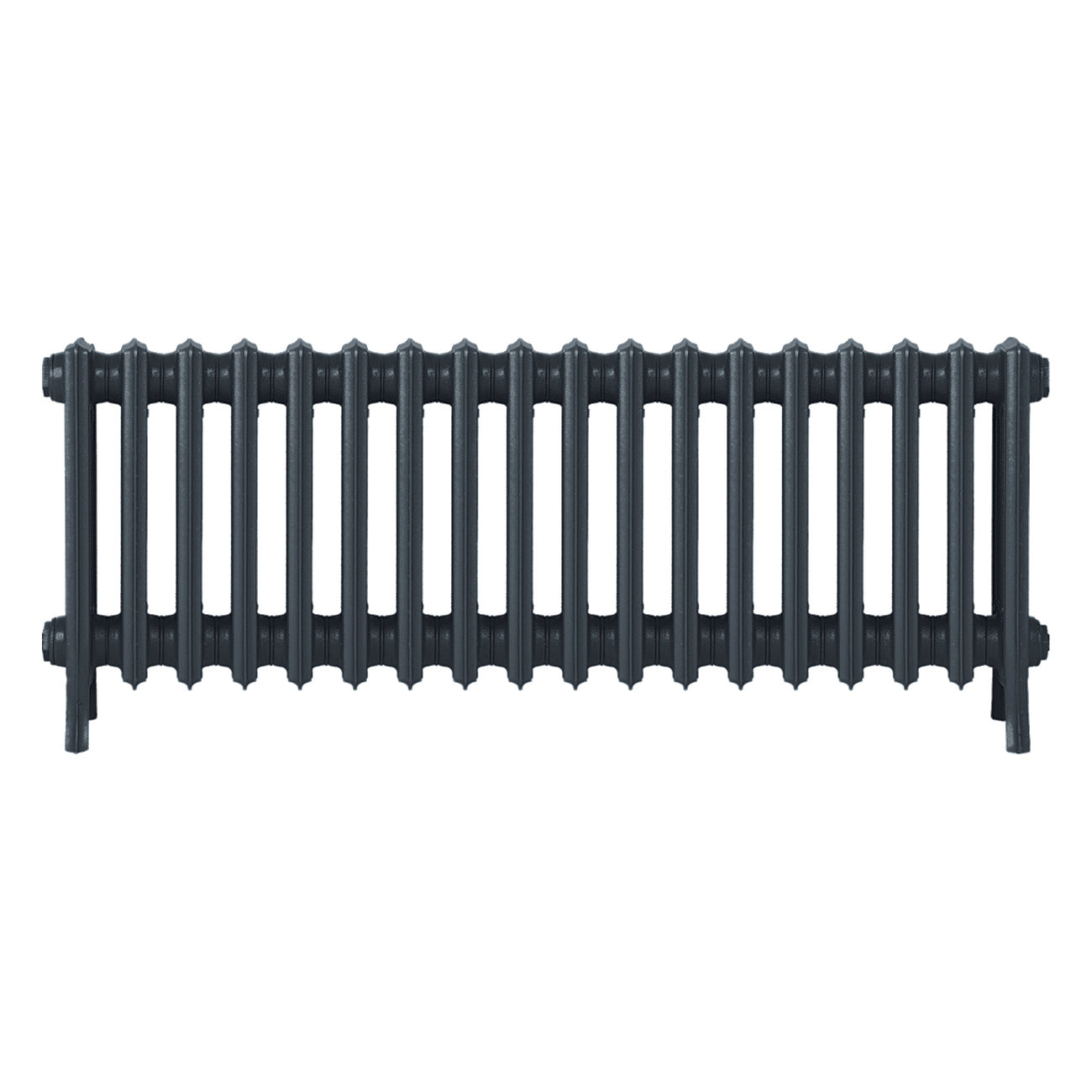 Grace - Pencil Grey Cast Iron Column Radiator H500mm x W1119mm 4 Column - Floor Standing