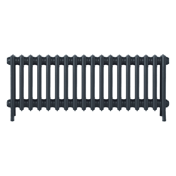 Grace - Pencil Grey Cast Iron Column Radiator H500mm x W1119mm 4 Column - Floor Standing