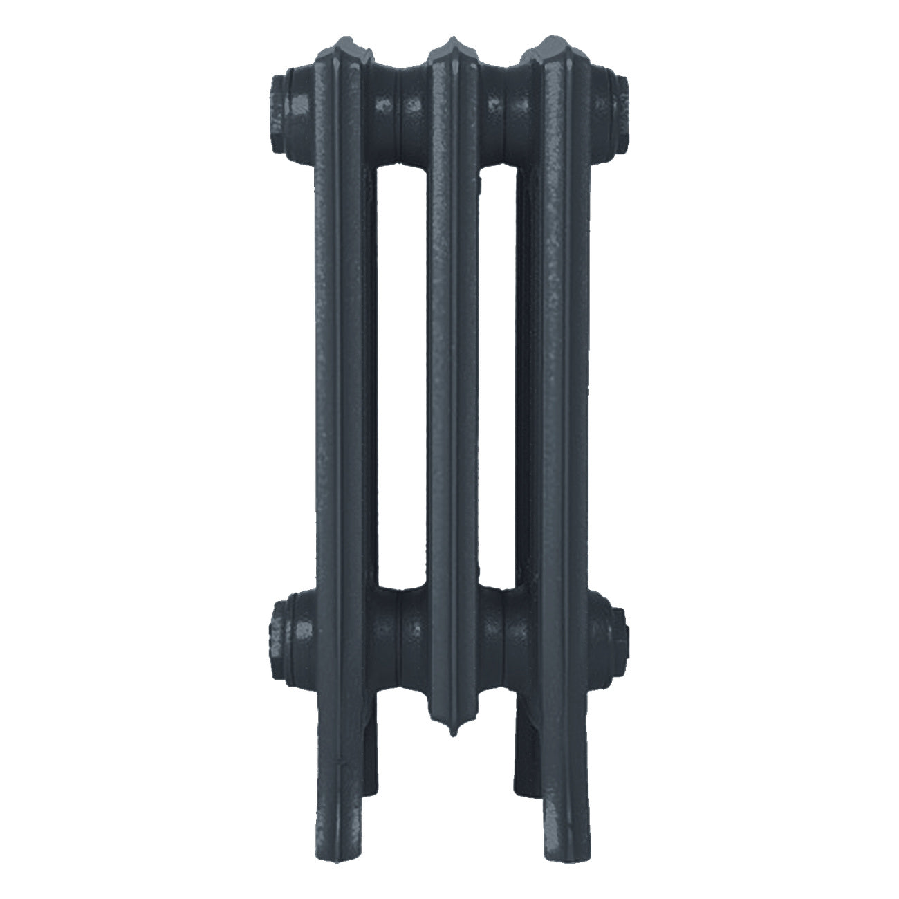 Grace - Pencil Grey Cast Iron Column Radiator H500mm x W212mm 4 Column - Floor Standing