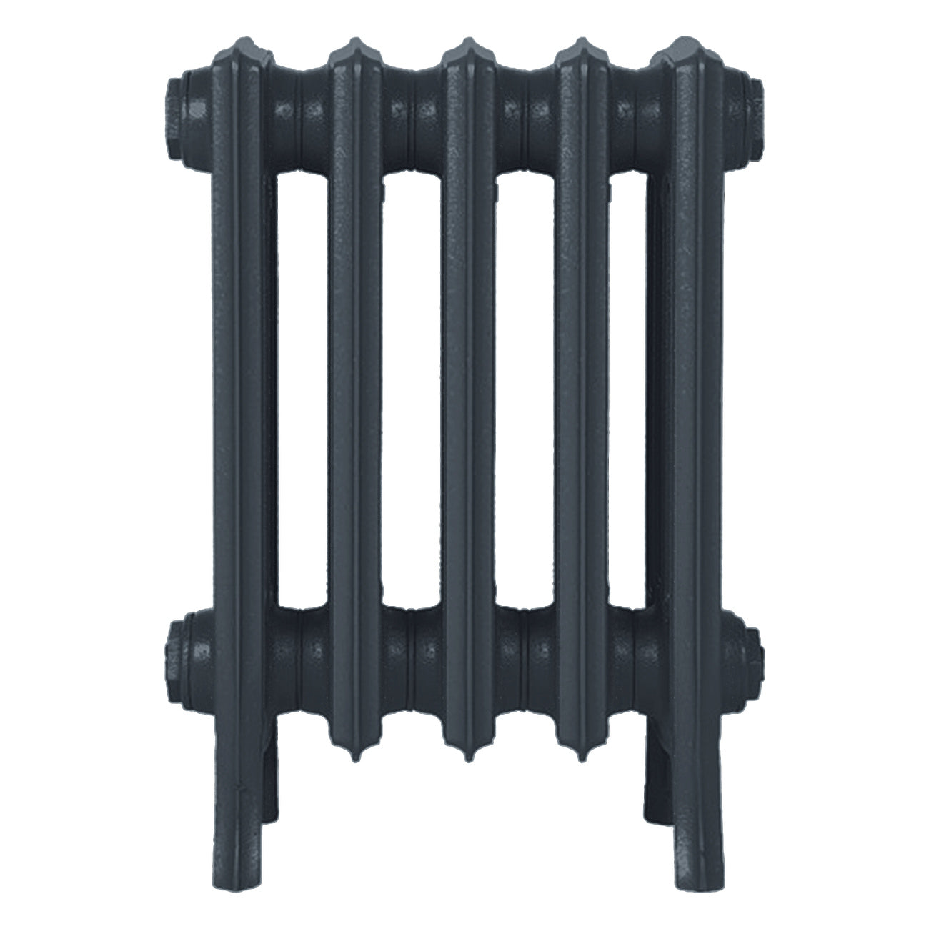 Grace - Pencil Grey Cast Iron Column Radiator H500mm x W333mm 4 Column - Floor Standing