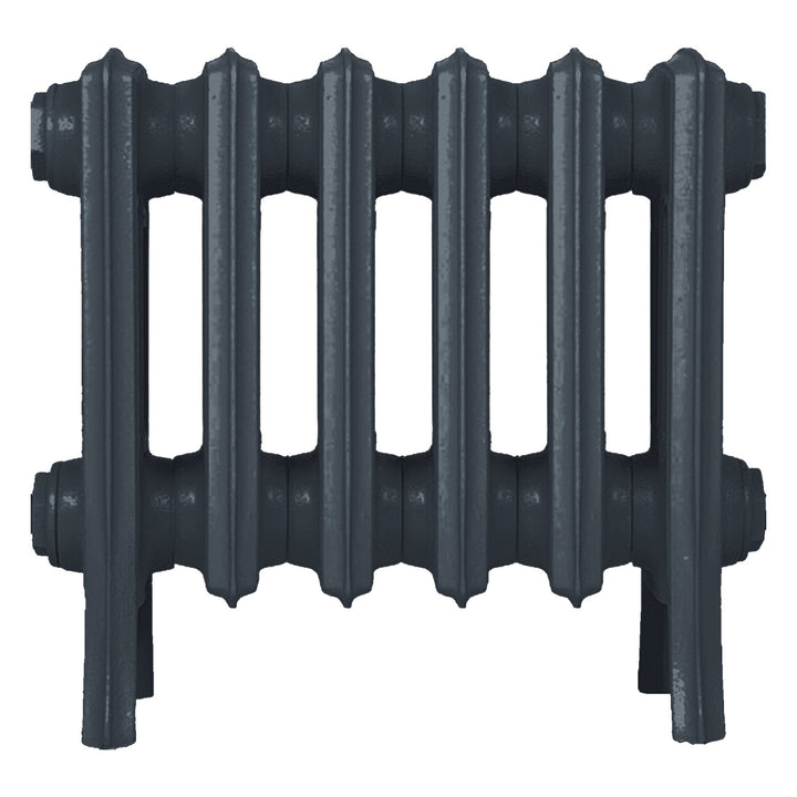 Grace - Pencil Grey Cast Iron Column Radiator H350mm x W393mm 4 Column - Floor Standing