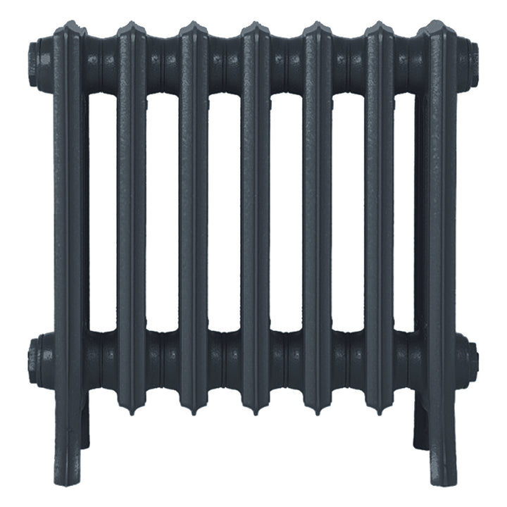 Grace - Pencil Grey Cast Iron Column Radiator H500mm x W454mm 4 Column - Floor Standing