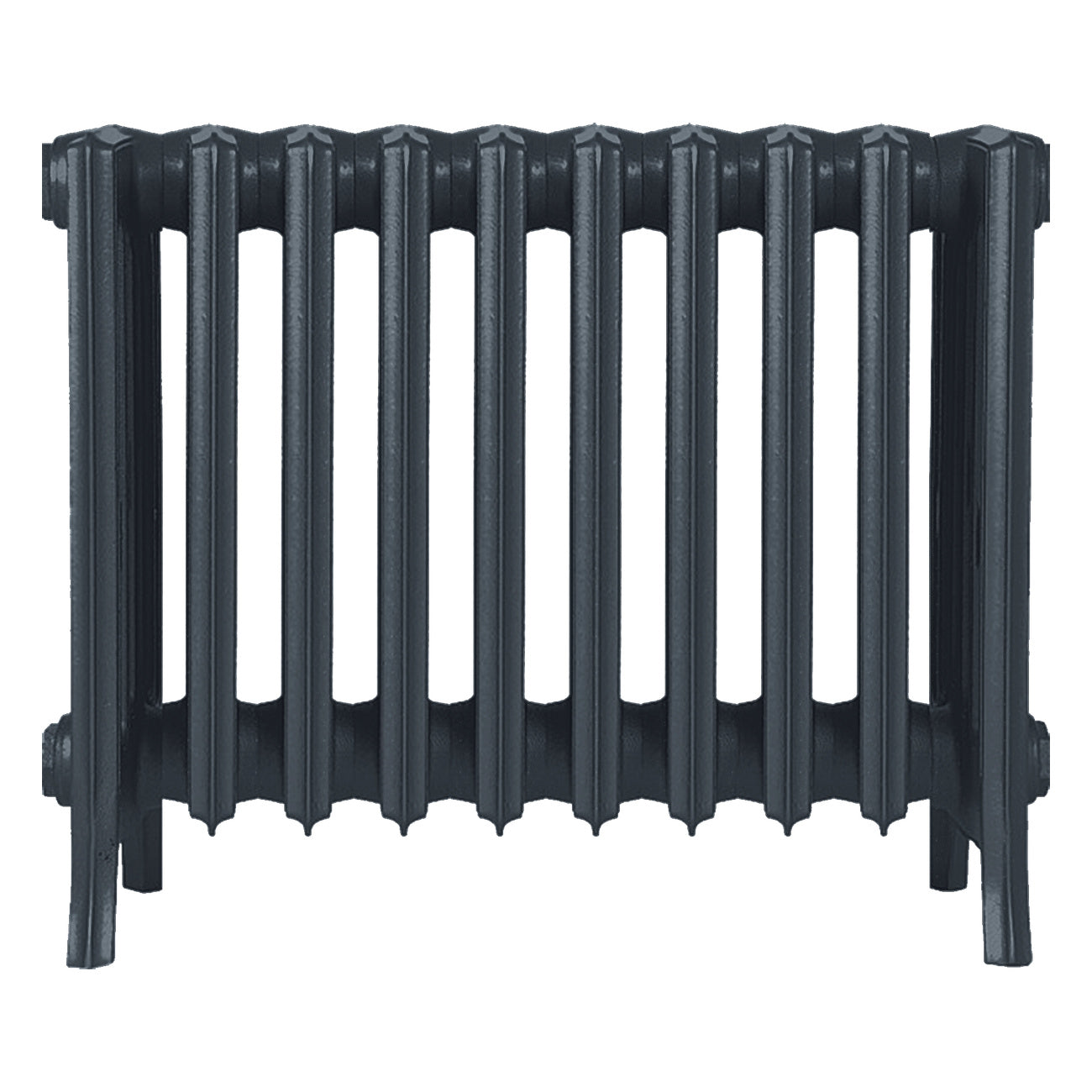 Grace - Pencil Grey Cast Iron Column Radiator H500mm x W635mm 6 Column - Floor Standing