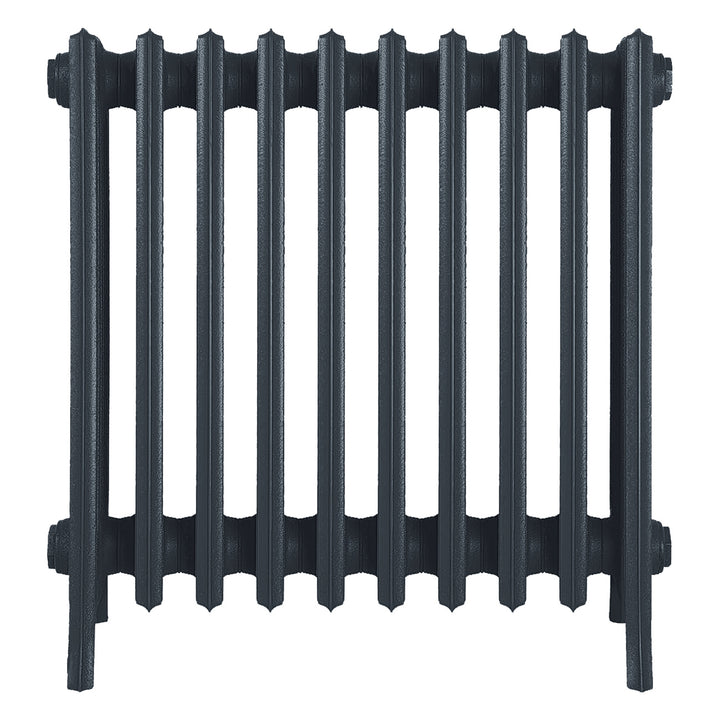 Grace - Pencil Grey Cast Iron Column Radiator H650mm x W635mm 6 Column - Floor Standing