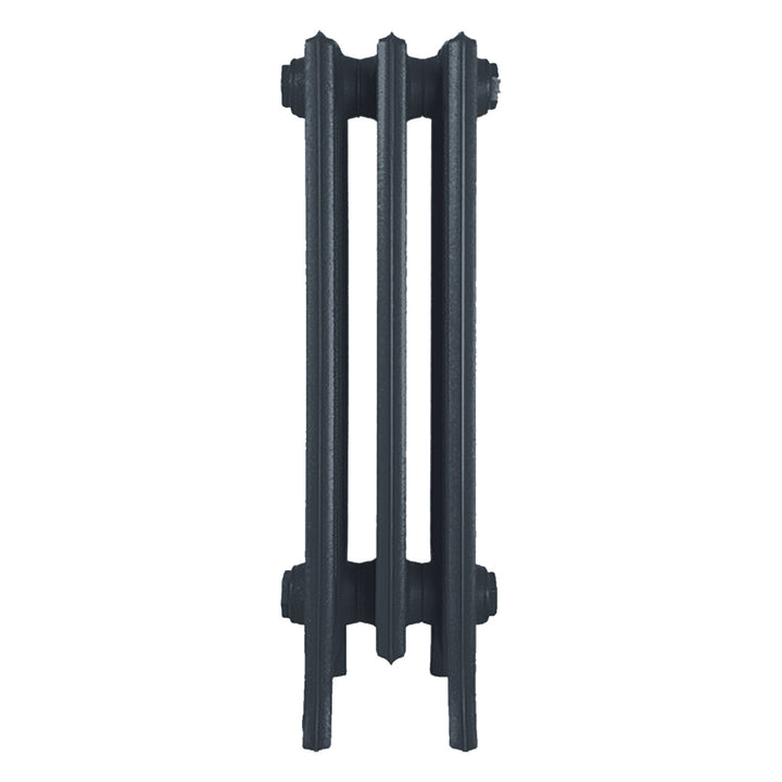 Grace - Pencil Grey Cast Iron Column Radiator H650mm x W212mm 6 Column - Floor Standing