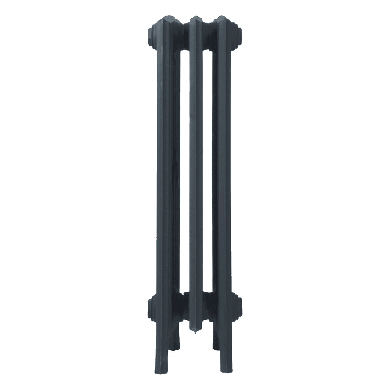 Grace - Pencil Grey Cast Iron Column Radiator H750mm x W212mm 6 Column - Floor Standing