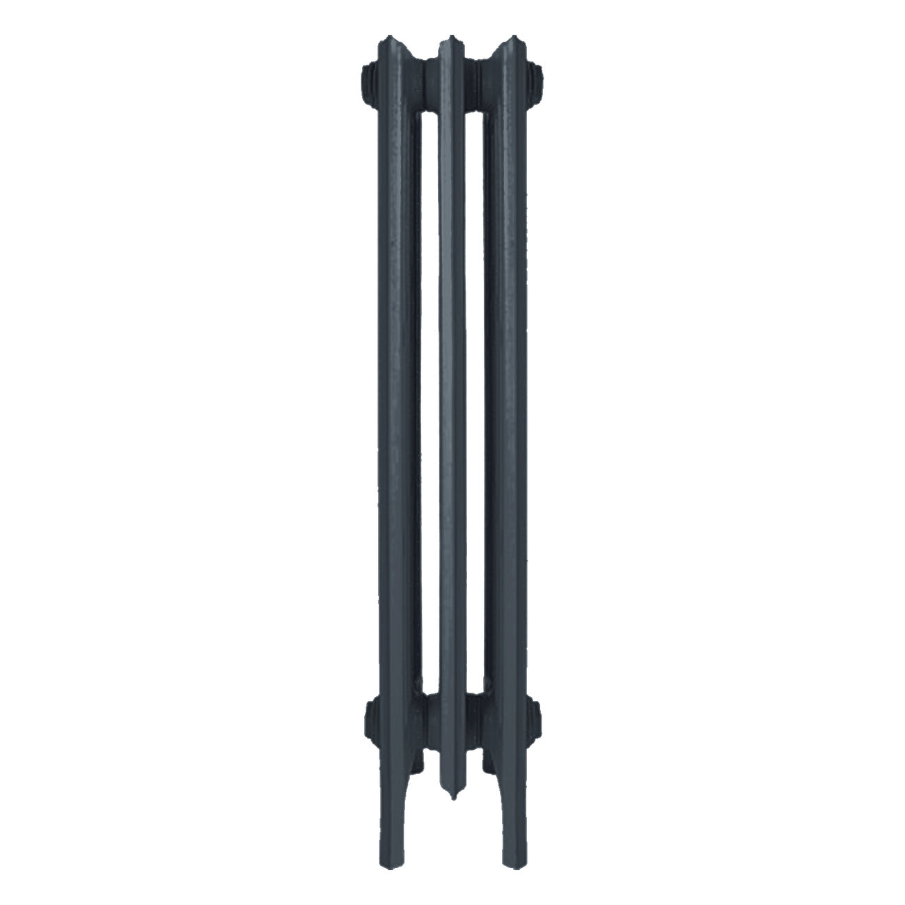 Grace - Pencil Grey Cast Iron Column Radiator H950mm x W212mm 6 Column - Floor Standing