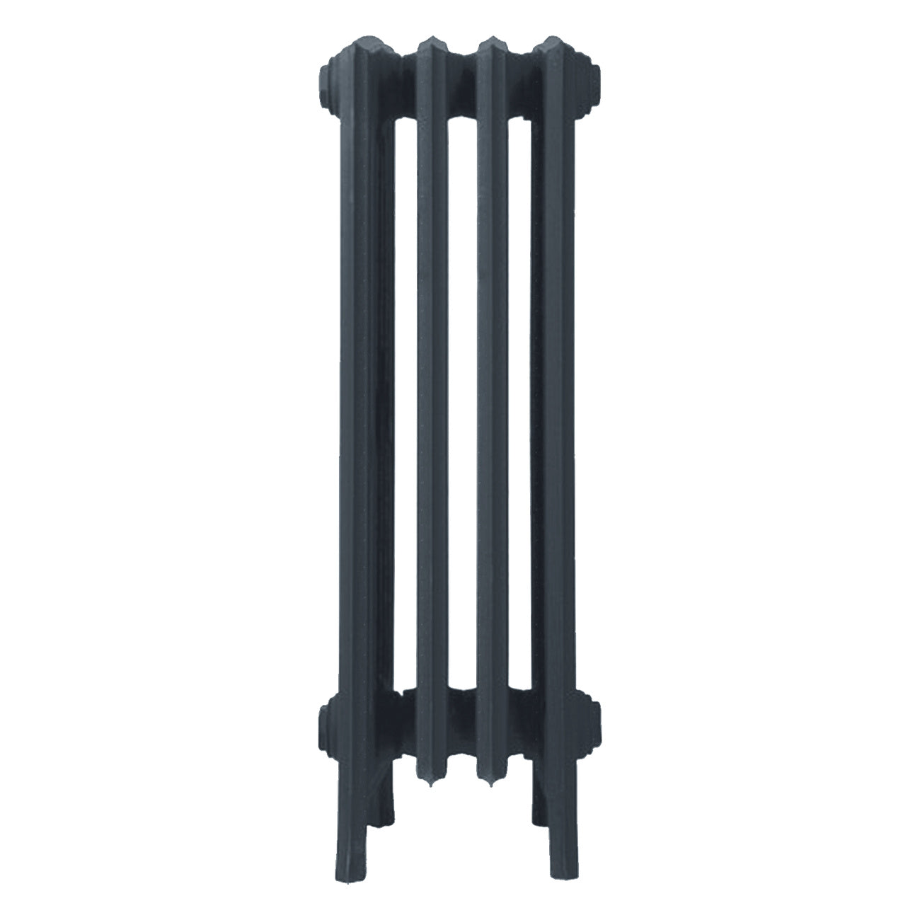 Grace - Pencil Grey Cast Iron Column Radiator H750mm x W272mm 6 Column - Floor Standing