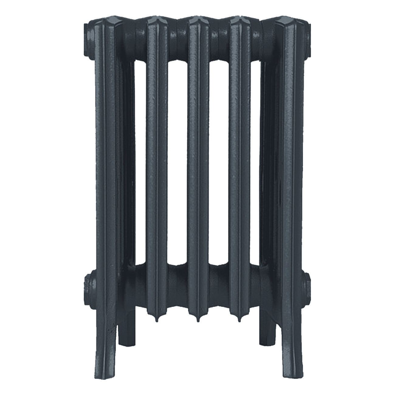 Grace - Pencil Grey Cast Iron Column Radiator H500mm x W333mm 6 Column - Floor Standing