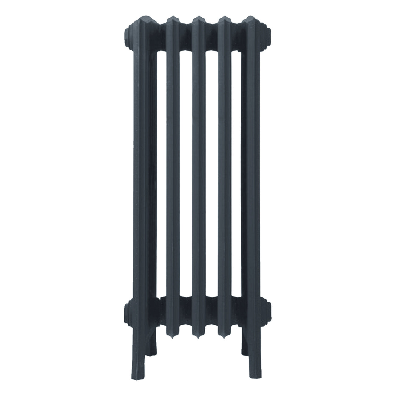Grace - Pencil Grey Cast Iron Column Radiator H750mm x W333mm 6 Column - Floor Standing