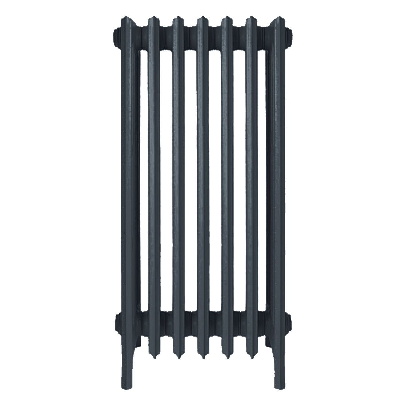 Grace - Pencil Grey Cast Iron Column Radiator H950mm x W454mm 6 Column - Floor Standing