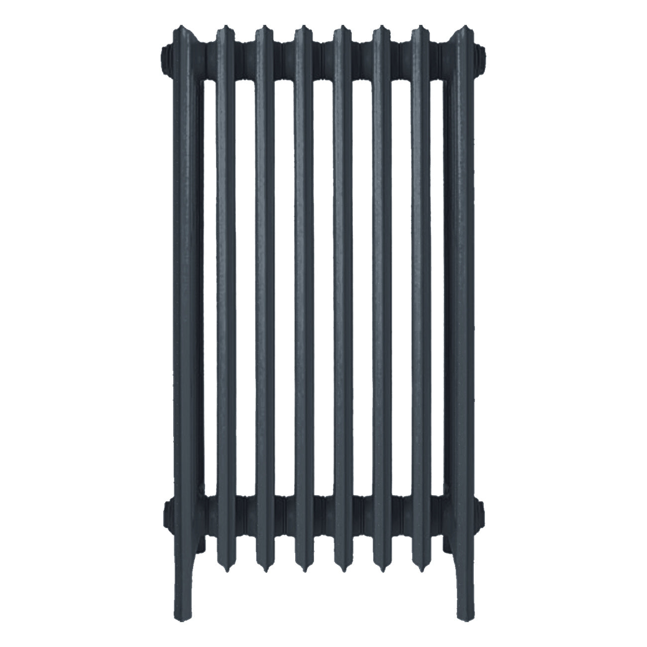 Grace - Pencil Grey Cast Iron Column Radiator H950mm x W514mm 6 Column - Floor Standing