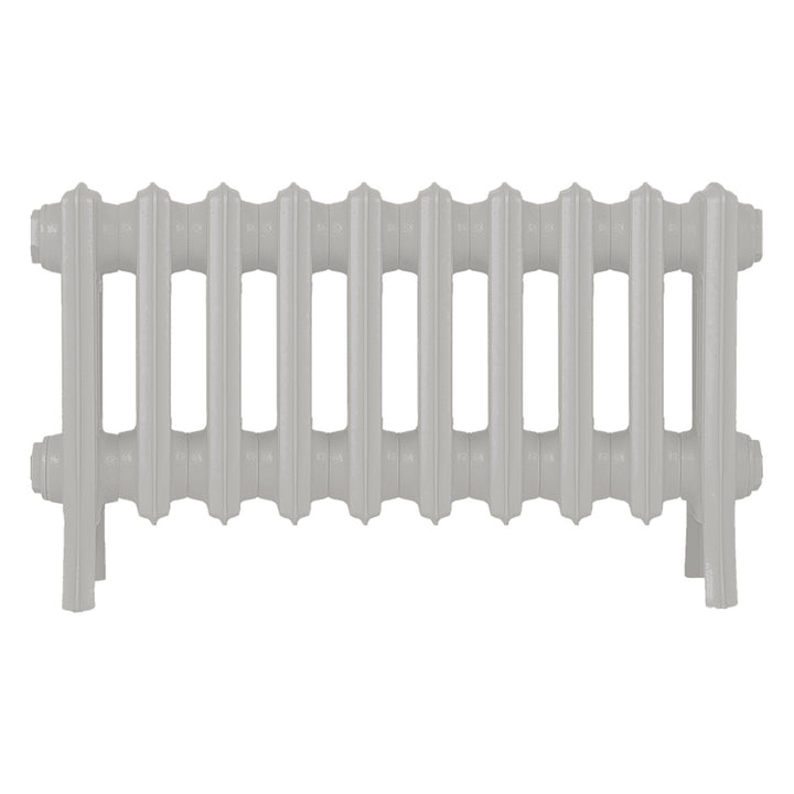 Grace - Pebble Grey Cast Iron Column Radiator H350mm x W635mm 4 Column - Floor Standing