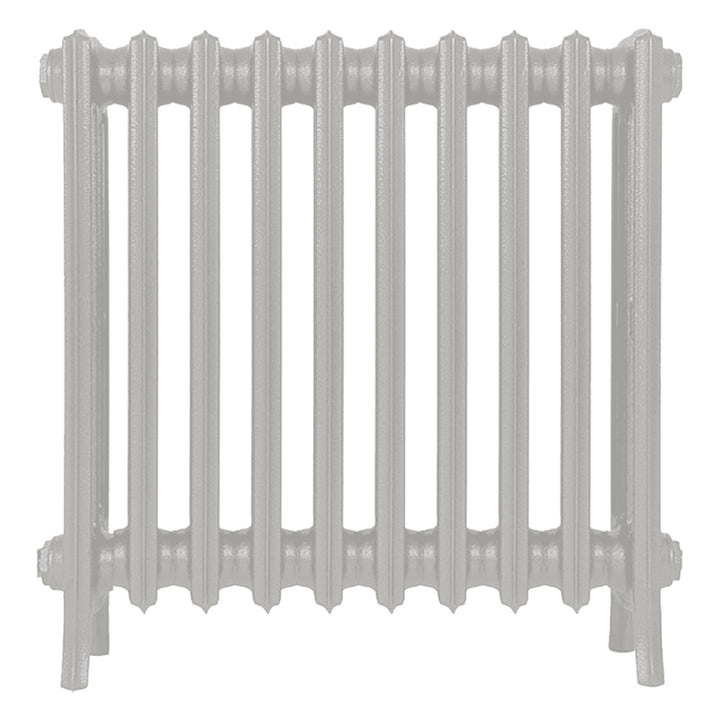 Grace - Pebble Grey Cast Iron Column Radiator H650mm x W635mm 4 Column - Floor Standing
