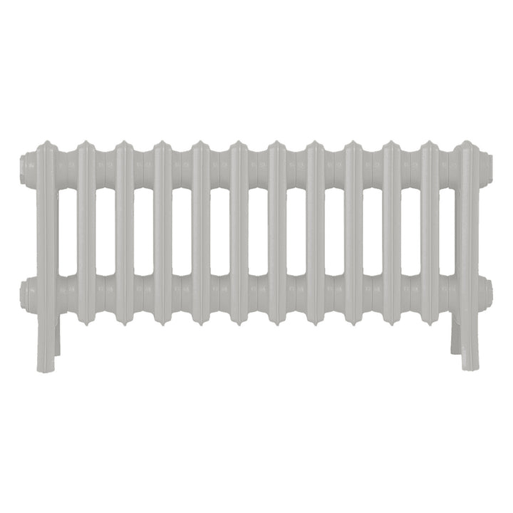 Grace - Pebble Grey Cast Iron Column Radiator H300mm x W756mm 4 Column - Wall Hung
