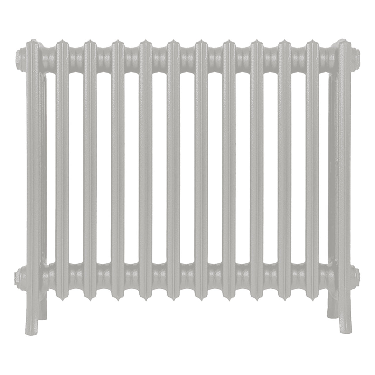 Grace - Pebble Grey Cast Iron Column Radiator H600mm x W756mm 4 Column - Wall Hung