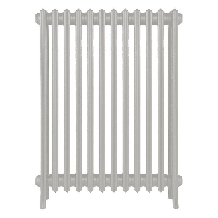 Grace - Pebble Grey Cast Iron Column Radiator H950mm x W756mm 4 Column - Floor Standing