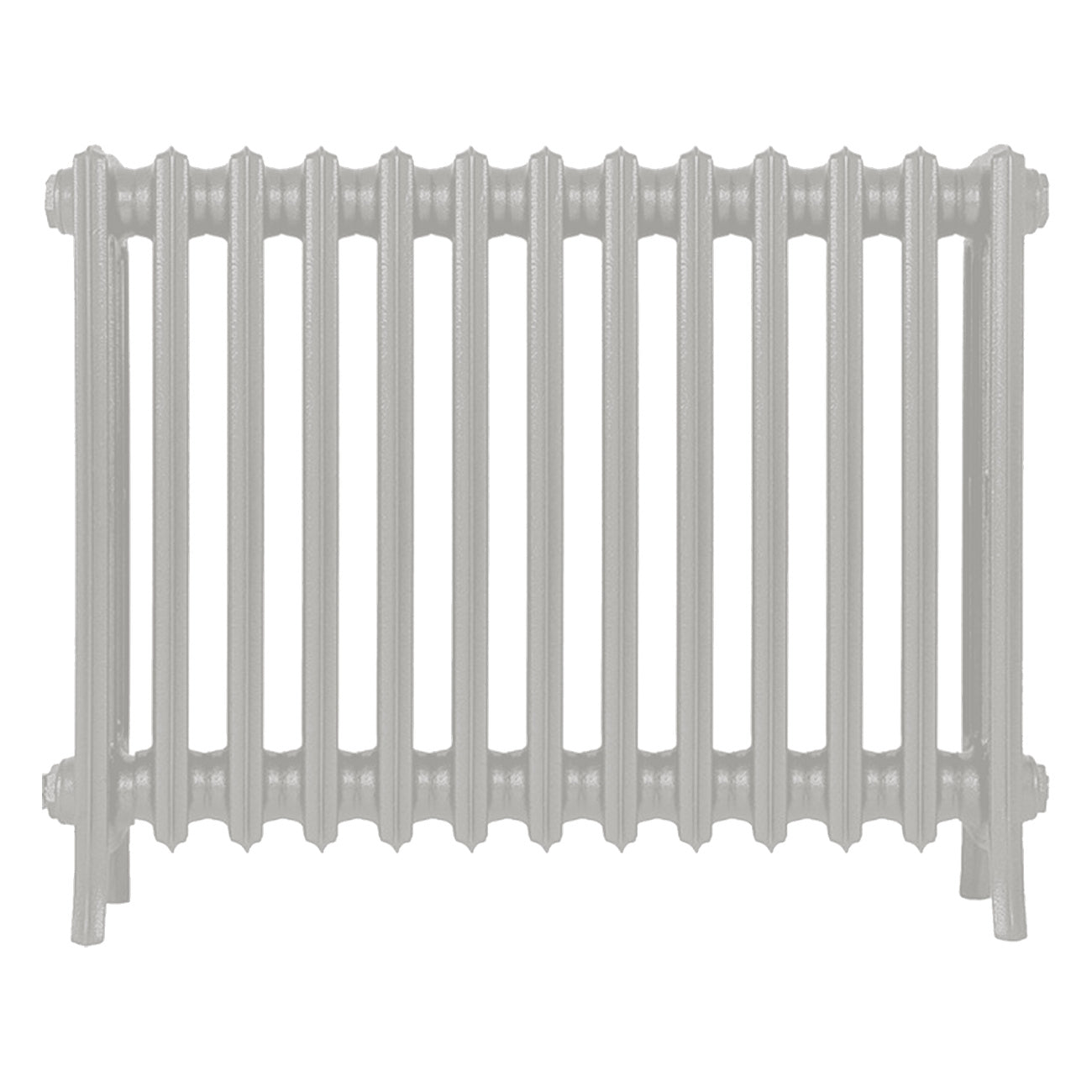 Grace - Pebble Grey Cast Iron Column Radiator H650mm x W817mm 4 Column - Floor Standing