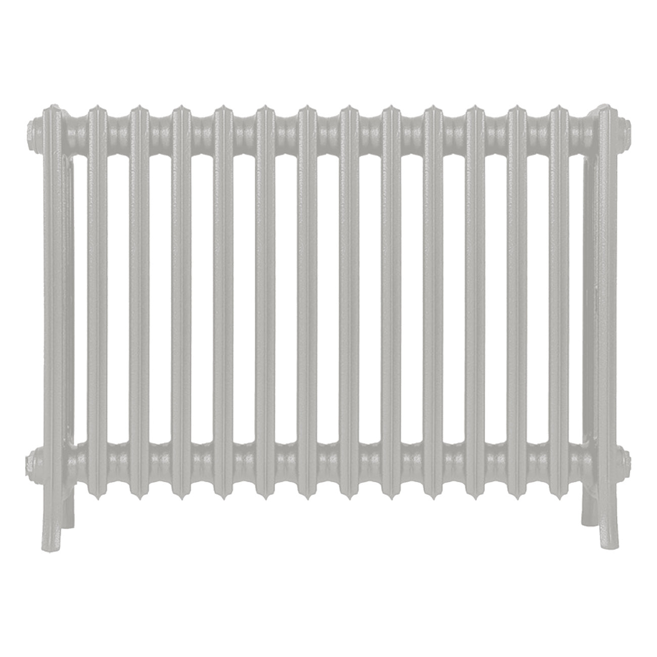 Grace - Pebble Grey Cast Iron Column Radiator H600mm x W877mm 4 Column - Wall Hung