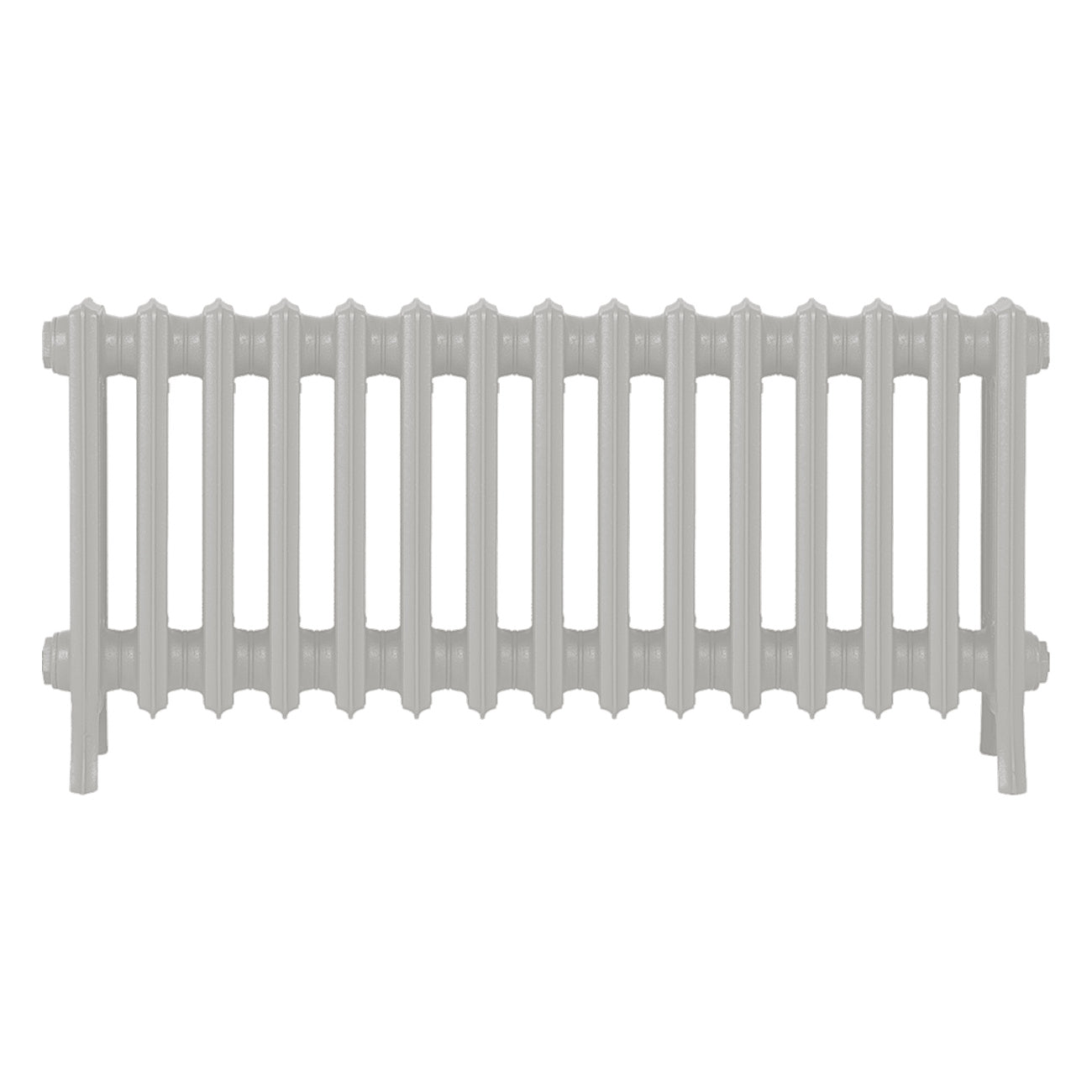 Grace - Pebble Grey Cast Iron Column Radiator H450mm x W938mm 4 Column - Wall Hung