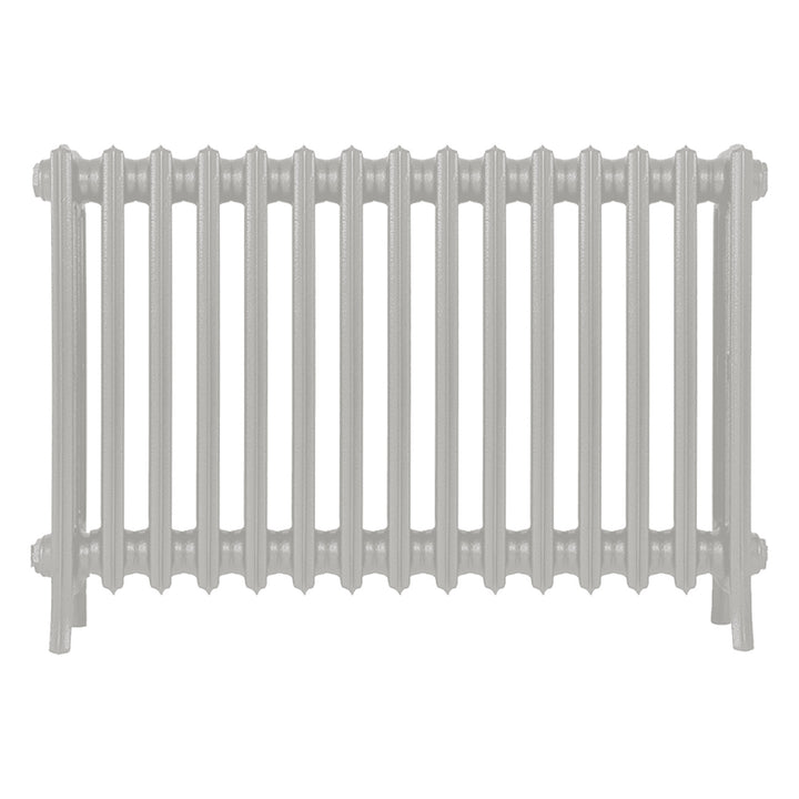 Grace - Pebble Grey Cast Iron Column Radiator H600mm x W938mm 4 Column - Wall Hung