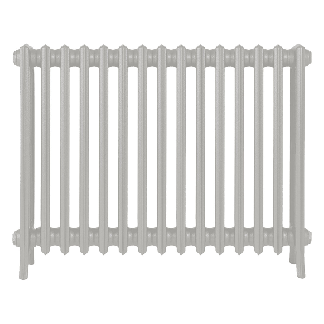 Grace - Pebble Grey Cast Iron Column Radiator H700mm x W938mm 4 Column - Wall Hung