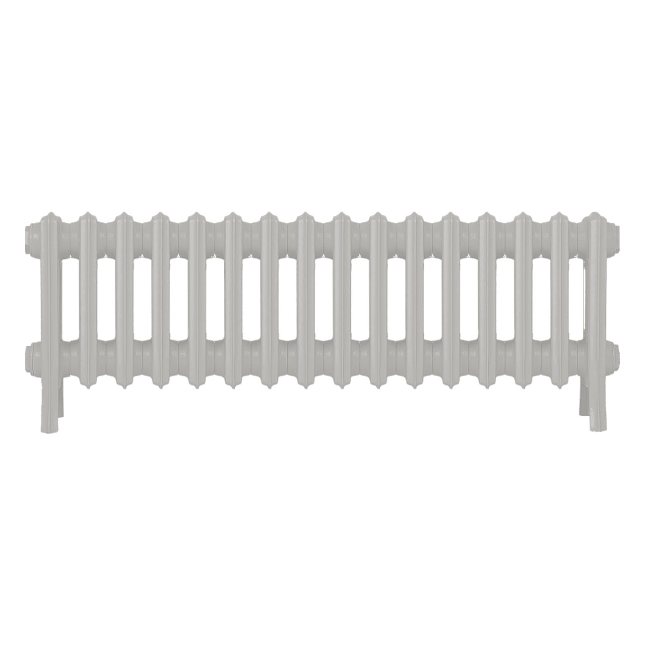 Grace - Pebble Grey Cast Iron Column Radiator H300mm x W998mm 4 Column - Wall Hung